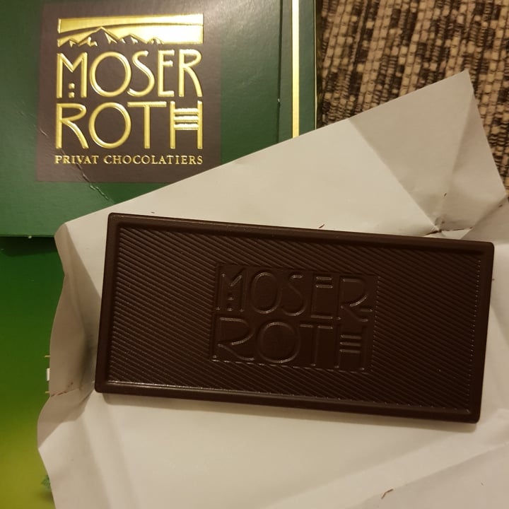 photo of Moser Roth Mint Flavour Dark Chocolate shared by @vegancybele on  31 Oct 2020 - review