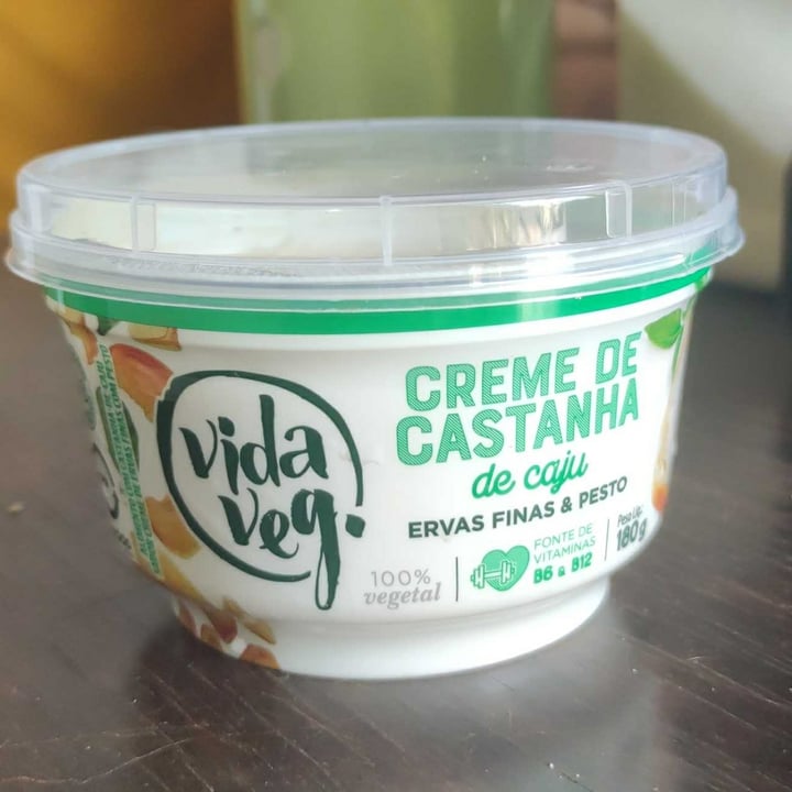 photo of Vida Veg Creme de Castanha de Caju com Ervas Finas & Pesto shared by @crist78 on  08 Oct 2022 - review