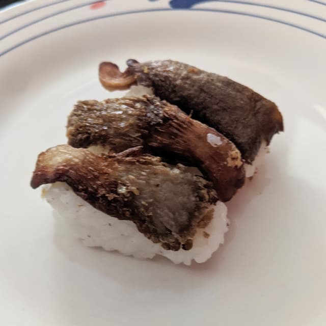 Photo of the dish “Nigiri de Hongos”