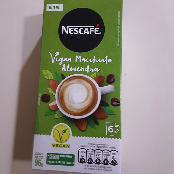 photo of Nescafé Vegan Macchiato Almendra shared by @conin on  06 Oct 2020 - review