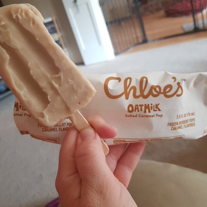 photo of Chloe’s Pops  Oat Milk Salted Caramel Pops shared by @sofihuasteca on  07 Oct 2020 - review