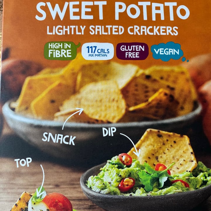 photo of Marks & Spencer Food (M&S) Sweet potato Crackers shared by @johnwoodrtr on  30 Sep 2021 - review