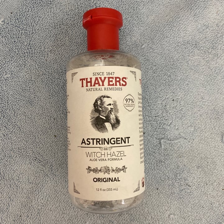 photo of Thayers Natural Remedies Original Witch Hazel Toner shared by @ariannap on  22 Mar 2022 - review