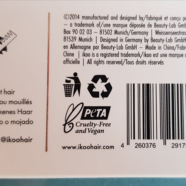 photo of ikoo Pettine Doppia Dentatura shared by @zampalgot on  31 Aug 2022 - review