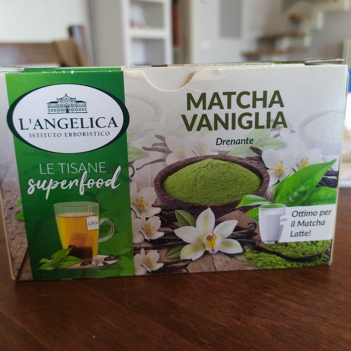 photo of L'angelica Le tisane superfood Matcha Vaniglia drenante shared by @giuliamalnati on  28 Apr 2022 - review