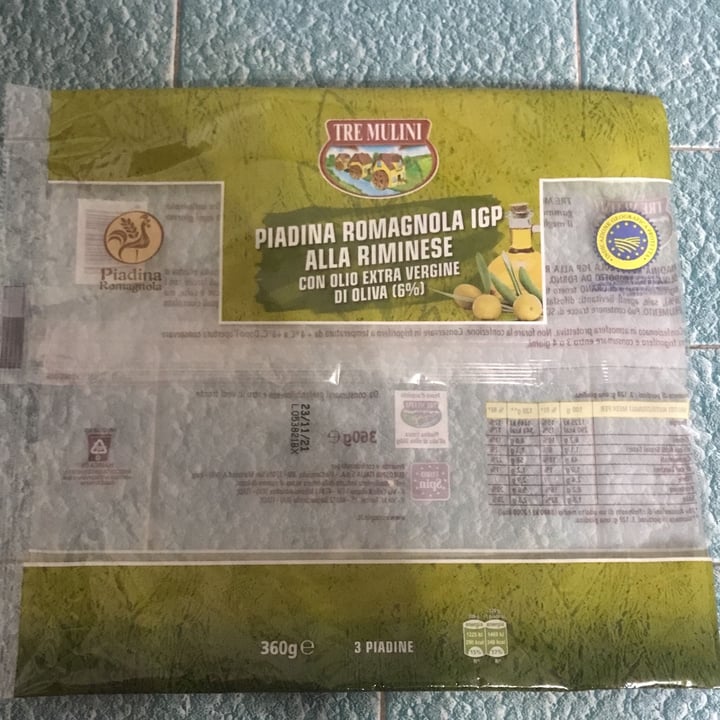 review photo of Tre Mulini piadina romagnola shared by @martinacane11 on 21 Oct 2021 - review