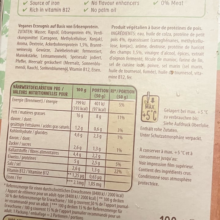 photo of The Green Mountain Fleischkäse Aufschnitt shared by @alessiasoldati on  02 Jan 2023 - review