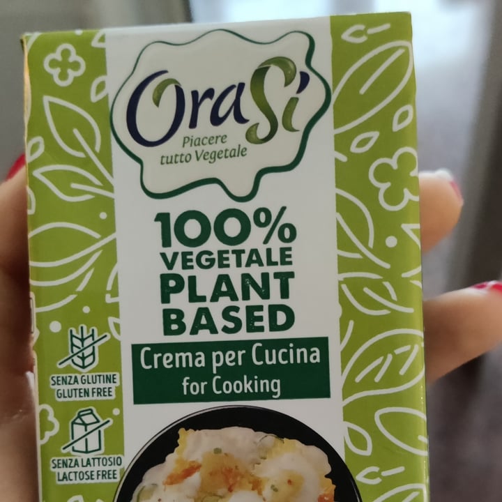review photo of OraSΓ 100% plant based Crema per cucinare shared by @giorgiaserafini on 05 Apr 2022 - review