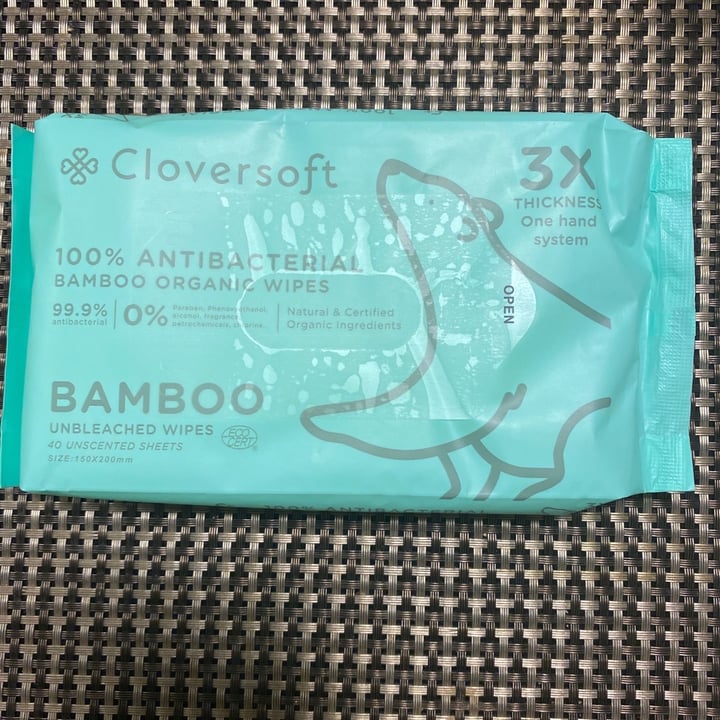 photo of Cloversoft 100% Antibacterial Bamboo Organic Wipes shared by @elisesmolen on  29 Jan 2020 - review