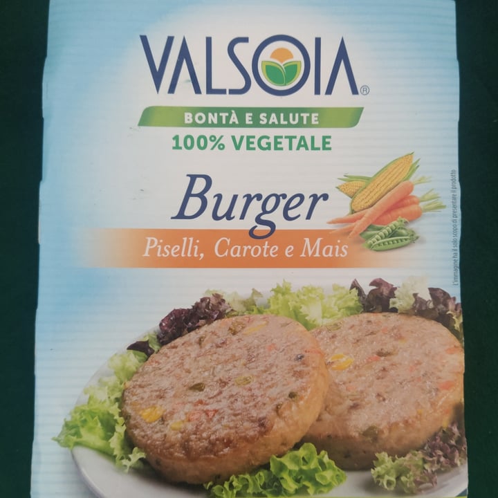 photo of Valsoia Burger Piselli, carote e mais shared by @biancafurii on  11 Jun 2022 - review