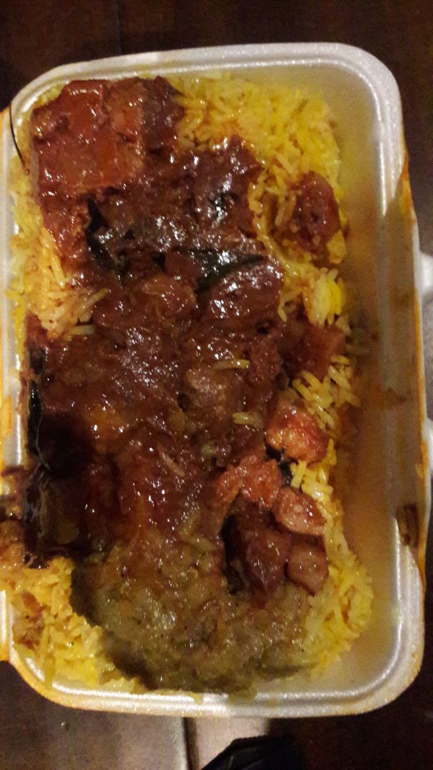 photo of Indian Tandoory Biriyani rice with soya masala and lentils shared by @henroosterlover83 on  09 Sep 2019 - review