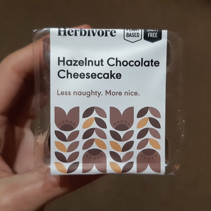 review photo of Herbivore Hazelnut Chocolate Cheesecake shared by @lpandel on 07 Nov 2021 - review