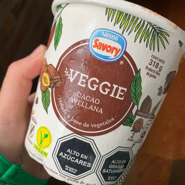review photo of Savory Helado veggie Cacao Avellana shared by @rociogonzalez on 20 Aug 2021 - review