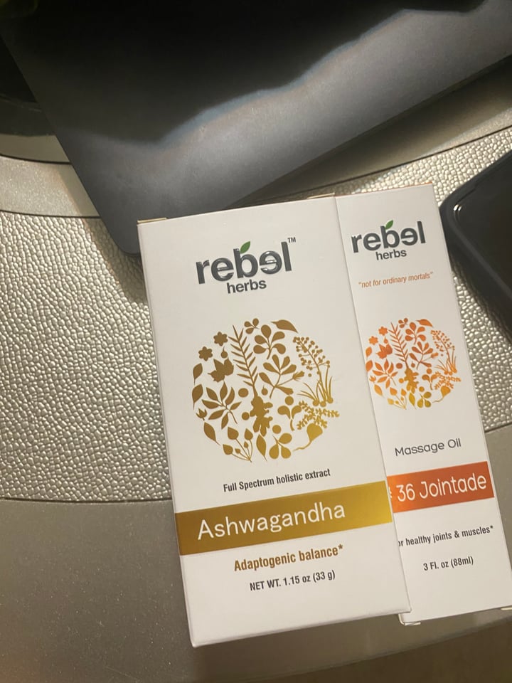 photo of Rebel Herbs Ashwaganda Extract shared by @vegansarahmarie on  24 Nov 2020 - review