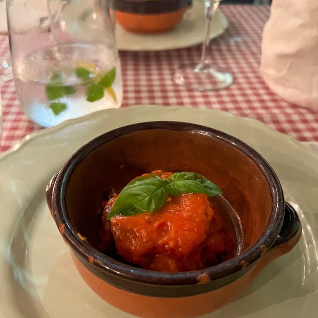 Photo of the dish “parmigiana di melanzane”