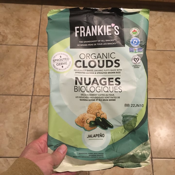 photo of Frankie's Organic Clouds shared by @sibb on  04 Nov 2021 - review