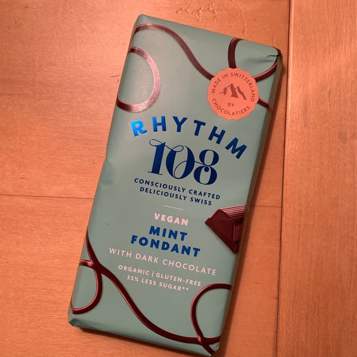 review photo of Rhythm 108 Mint Fondant with Dark Chocolate shared by @veganosa on 01 Oct 2021 - review