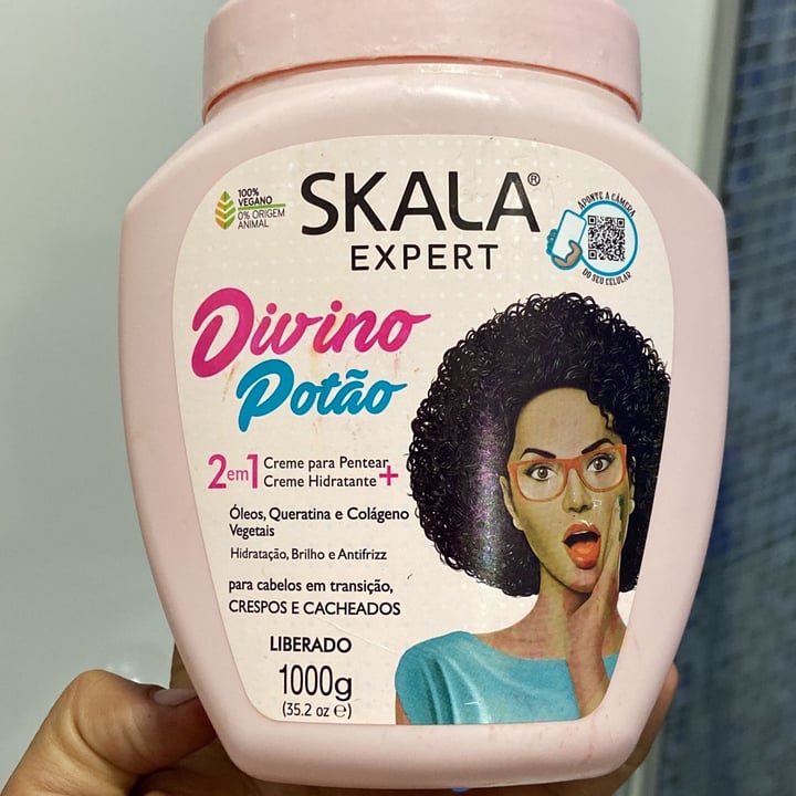 photo of Skala Creme para pentear + hidratante shared by @gleice on  27 Apr 2022 - review