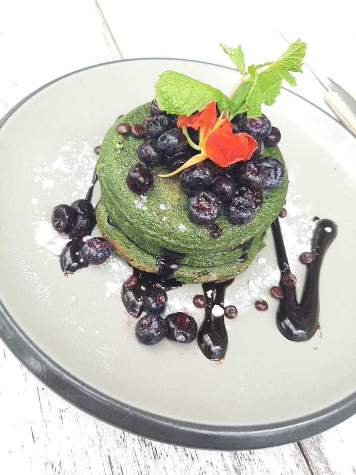 photo of Cafe Organic Matcha Pancake shared by @plantsfeelthough on  20 Feb 2020 - review