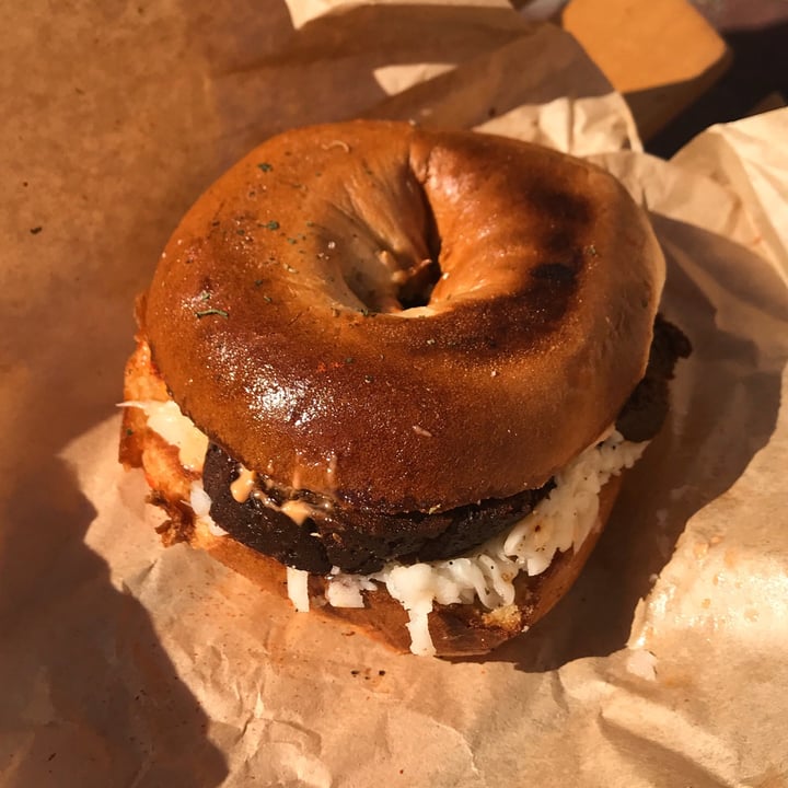 photo of Grumpy & Runt | Little Deli & Donuts Rueben(Esque) Bagel shared by @murielgravenor on  08 Aug 2020 - review