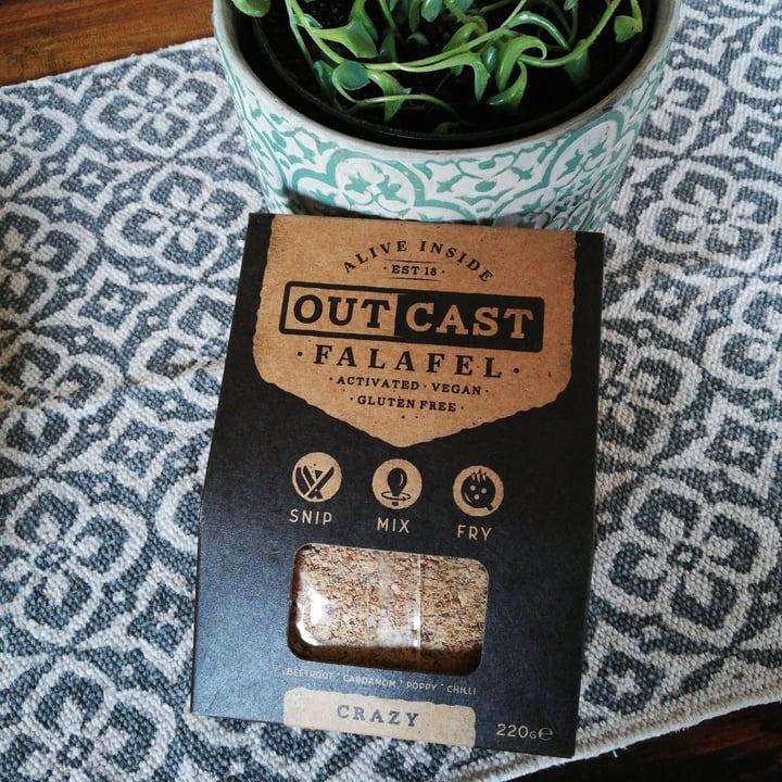photo of Outcast Foods Crazy Falafel Mix shared by @simonel on  28 Aug 2021 - review