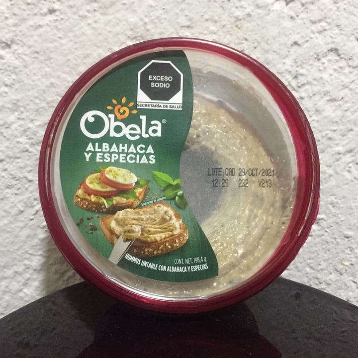 photo of Obela Hummus Albahaca Y Especias shared by @zullybee on  27 Sep 2021 - review