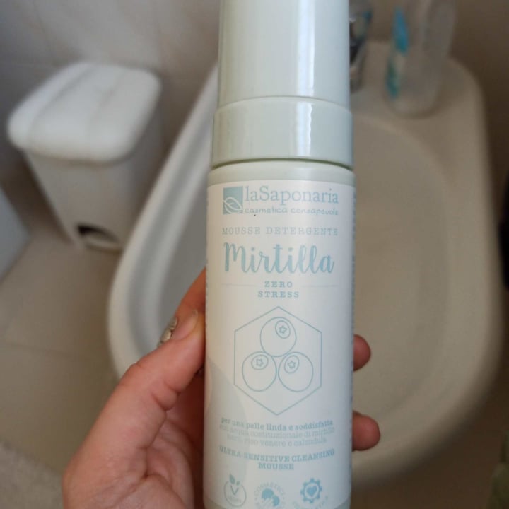 review photo of La Saponaria Mousse detergente Mirtilla shared by @lisbeth-ita on 15 Apr 2022 - review