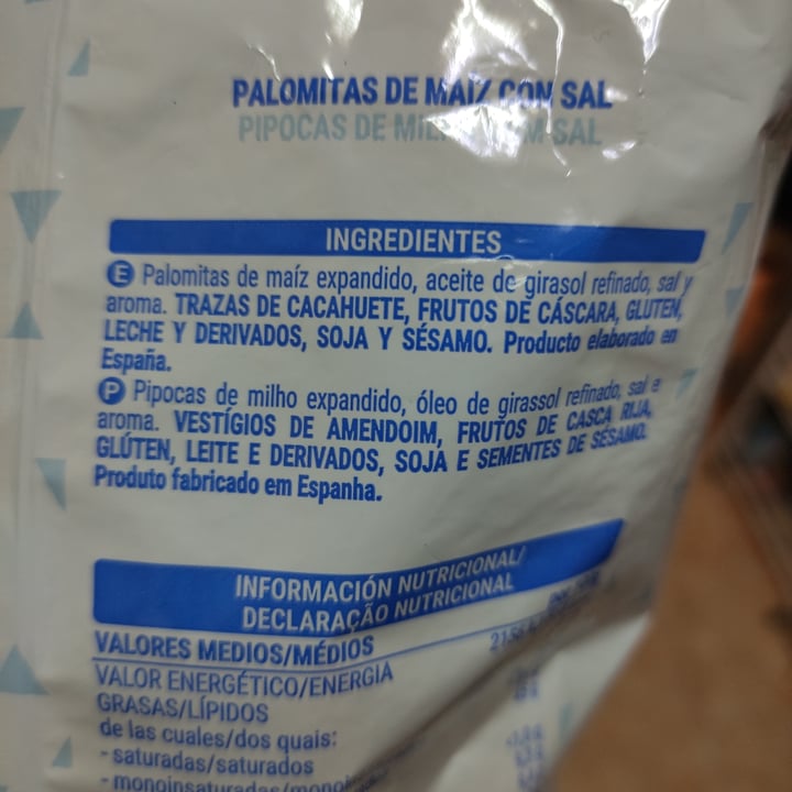 photo of Hacendado Popcorn con sal shared by @silviaml on  31 Oct 2020 - review