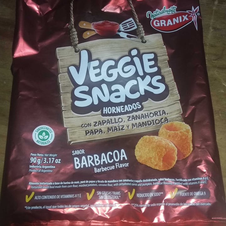 photo of Granix Veggie Snacks Sabor Barbacoa shared by @brillanoctiluca on  21 Jan 2022 - review