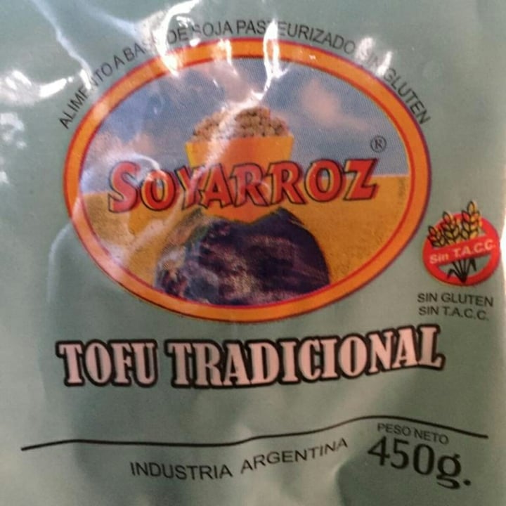 photo of Soyarroz Tofu Tradicional shared by @veggierulesce on  07 Jun 2021 - review