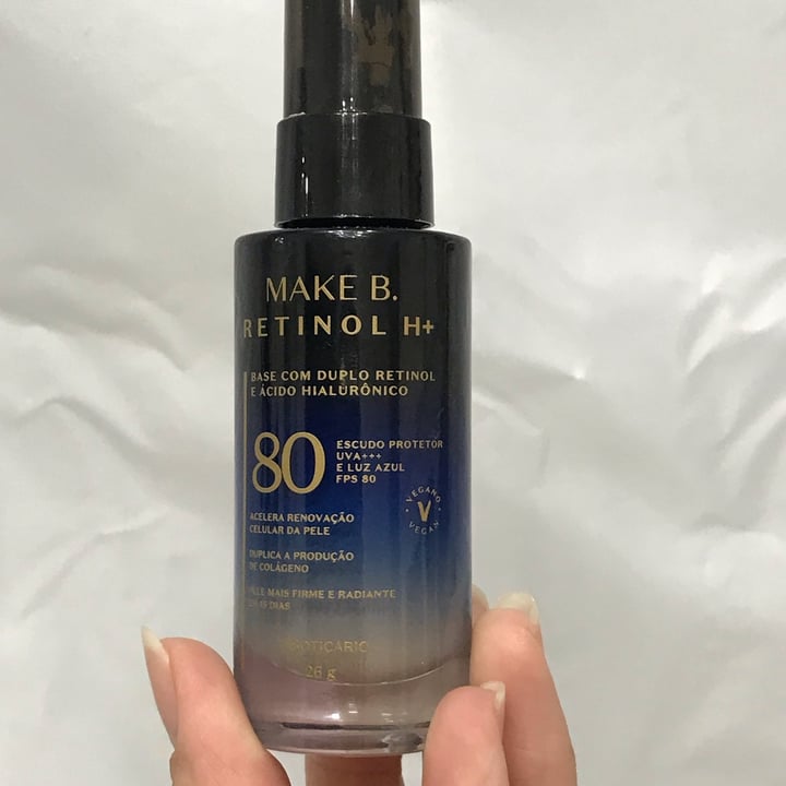 review photo of O Boticário Base retinol shared by @gabrieladias on 14 Oct 2022 - review