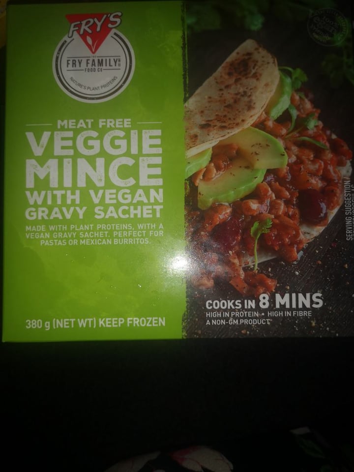 photo of Fry's Family Food Veggie Mince with Vegan Gravy Sachet shared by @janne on  18 Mar 2020 - review