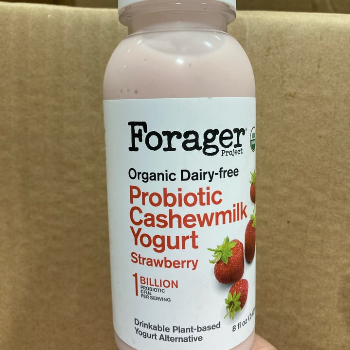 photo of Forager Project Probiotic cashewmilk yogurt strawberry shared by @charityslade19 on  07 Dec 2021 - review