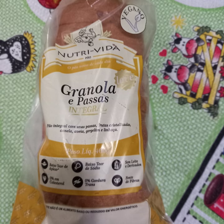 review photo of Nutri-Vida Pão de Forma Integral zero açúcar/sódio shared by @valentino2015 on 23 Jul 2021 - review