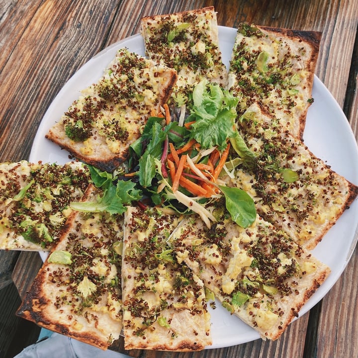 photo of Malibu Farm Restaurant Broccoli Lavash Flat Bread shared by @rachrice on  20 Aug 2021 - review