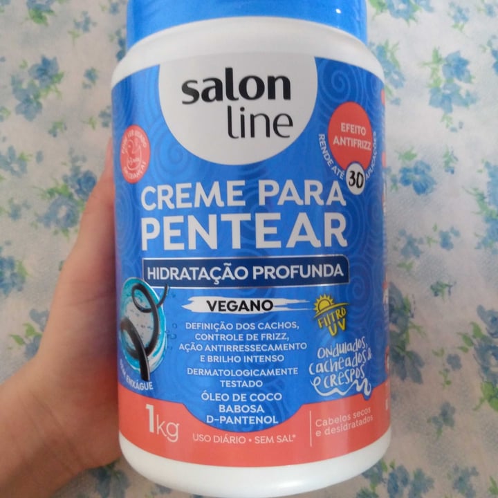 review photo of Salon line Creme para pentear shared by @vitoria12556 on 19 Sep 2021 - review
