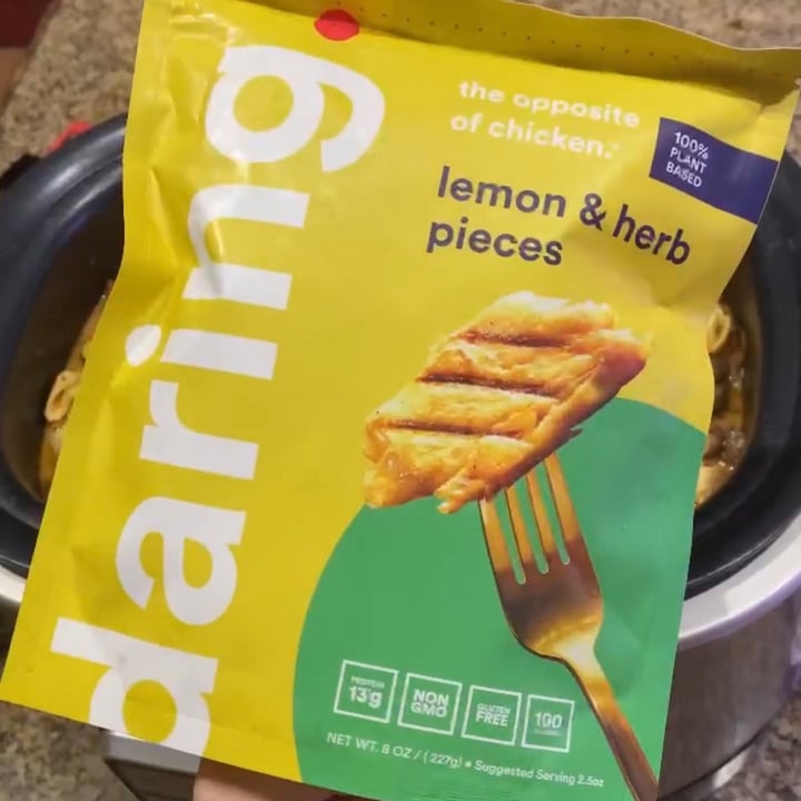 photo of Daring Lemon & Herb Pieces shared by @vegankenji on  07 Oct 2020 - review