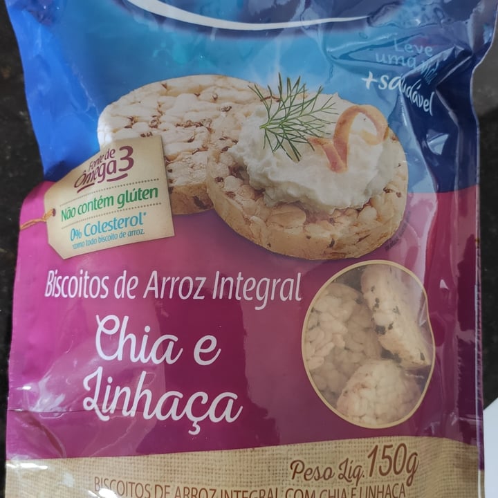 photo of Camil Biscoito De Arroz Com Chia E Linhaça shared by @aleazeredo on  15 Jun 2022 - review