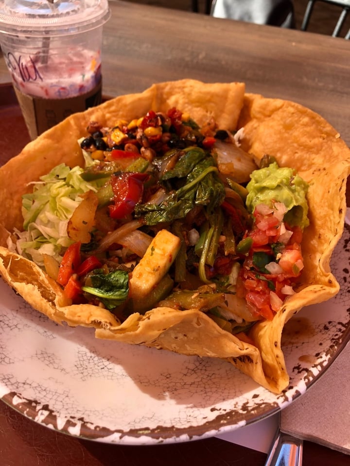 photo of Rancho del Zocalo Restaurante Tostada Salad shared by @happyharo on  04 Mar 2020 - review