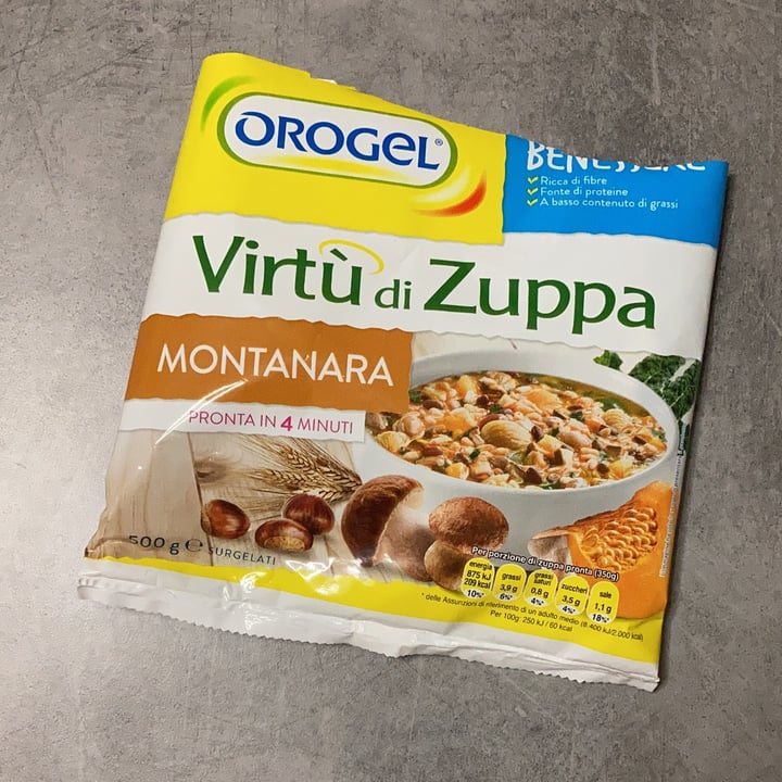 photo of Orogel Virtù di zuppa - Montanara shared by @katerinadam on  13 Sep 2021 - review