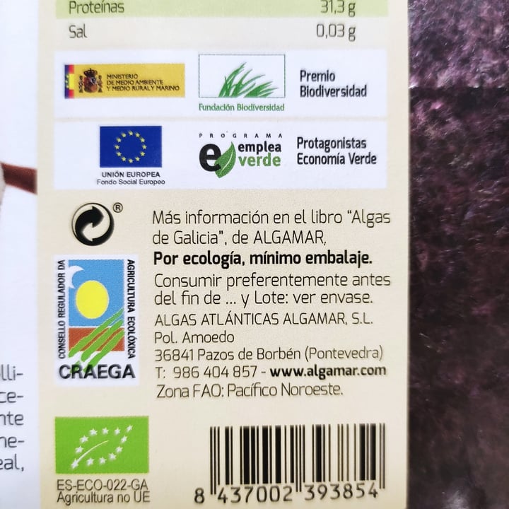 photo of Algamar Alga Nori para Sushi shared by @iruchinha on  26 Oct 2022 - review