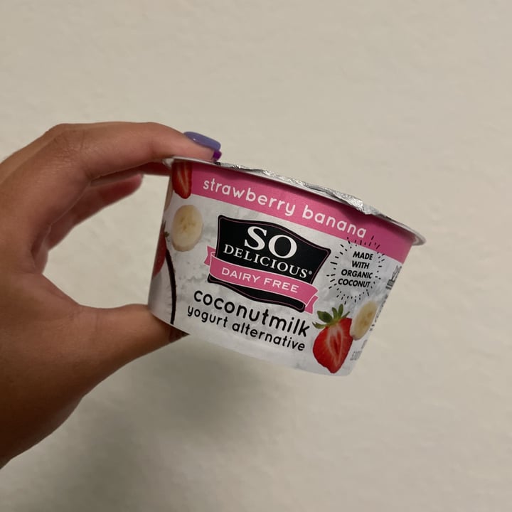 review photo of So Delicious Dairy Free Strawberry Banana Coconut Milk Yogurt Alternative shared by @melendezkiana12 on 30 Jun 2021 - review