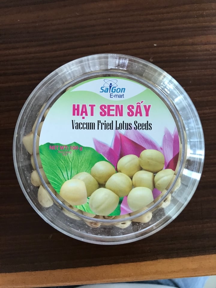 photo of Saigon e-mart Vacuum Fried Lotus Seeds shared by @vegkai on  06 Feb 2020 - review