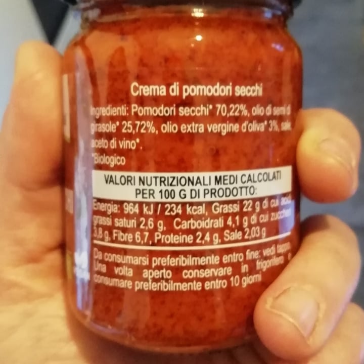 photo of Bio Organica Italia Crema di pomodori secchi shared by @vanessavilla on  15 Apr 2022 - review