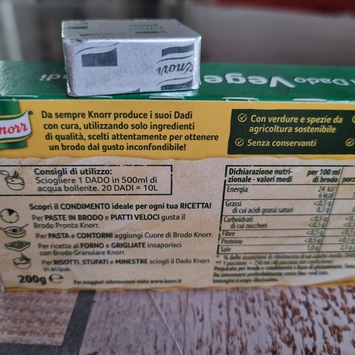 photo of Knorr Dado vegetale shared by @zolletta on  17 Mar 2022 - review