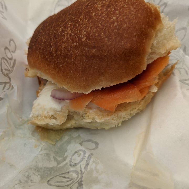 photo of Coven plant based marketplace Carrot Lox Sandwich shared by @rcrw88 on  03 Aug 2021 - review
