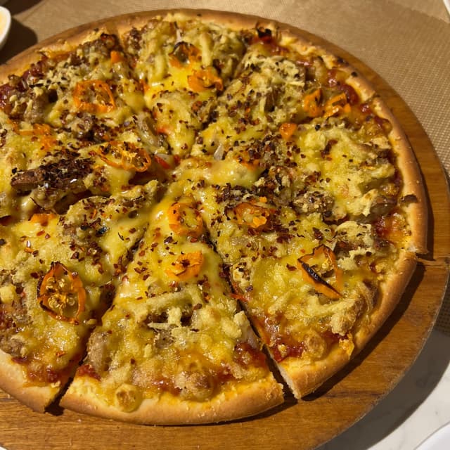 Photo du plat “Pedas Gila Pizza (Vegan)”