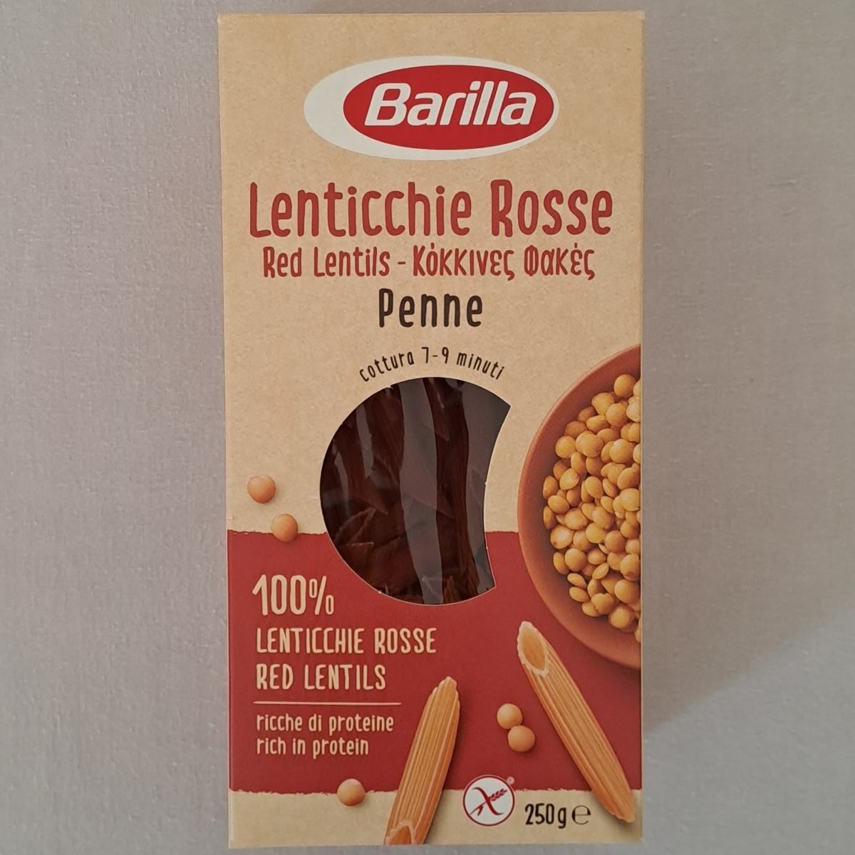 Penne di Lenticchie Rosse