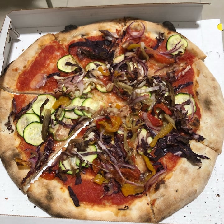 photo of Pit Stop Pizza Vegetariana Senza Mozzarella shared by @vege-et-al on  05 Dec 2022 - review