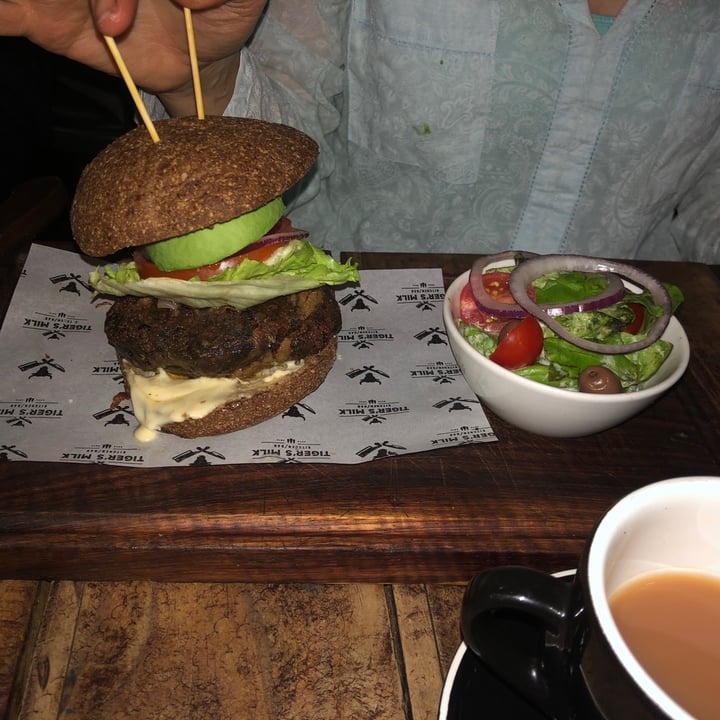 photo of Tiger's Milk Muizenberg The Pretender Burger shared by @hannahaltmann on  23 Aug 2020 - review